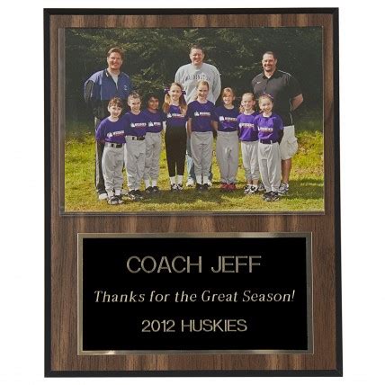 picture plaques for coaches